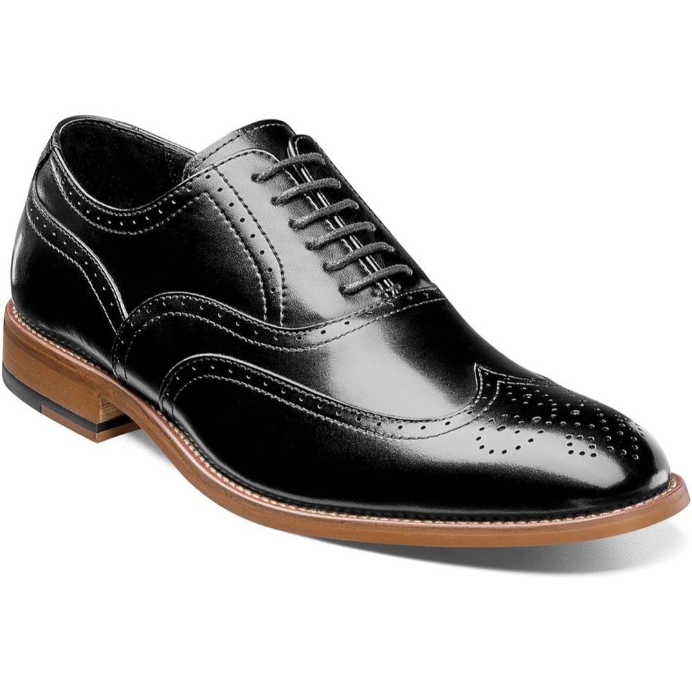 Men's Black Oxford Dress Shoes